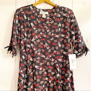 Vtg Desert Diva Sherry Holt Maxi Dress Horse